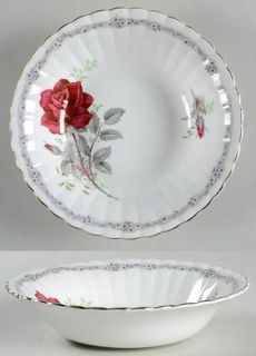 Royal Stafford Roses To Remember Fluted Coupe Cereal Bowl, Fine China Dinnerware