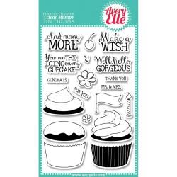 Avery Elle Clear Stamp Set 4 X6   Cupcakes