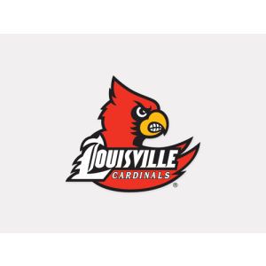 Louisville Cardinals Wincraft 4x4 Die Cut Decal Color