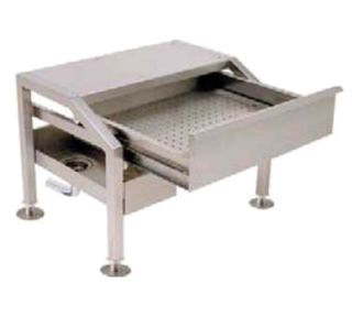 Market Forge Equipment Stand with Sink/Drain for Model FT 6CE, FT 10CE & FT 12CE