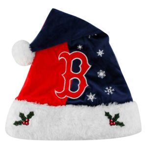 Boston Red Sox Forever Collectibles Team Logo Santa Hat