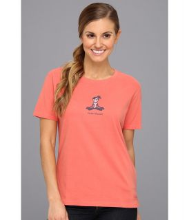 Life is good Sport Crusher Tee Womens T Shirt (Orange)