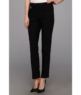 Calvin Klein Tech Stretch Millenium Pant w/ Zipper Womens Casual Pants (Black)