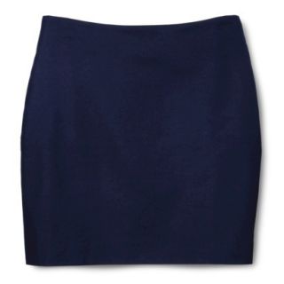 Merona Womens Woven Mini Skirt   Xavier Navy   14