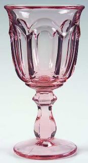 Imperial Glass Ohio Old Williamsburg Lt.Pink Wine Glass   Stem #341,Light Pink