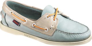 Womens Sebago Spinnaker   Light Teal/Ivory Casual Shoes