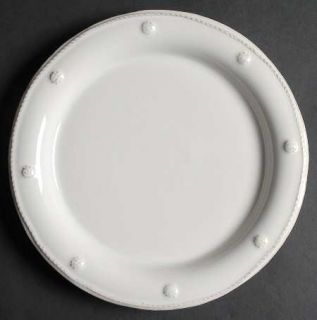 Juliska Ceramics Berry & Thread Whitewash Salad/Dessert Plate, Fine China Dinner