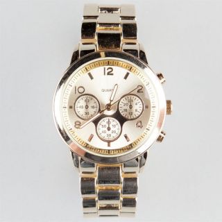 All Gold Metal Watch Gold One Size For Women 214471621