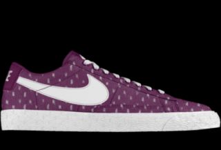 Nike Blazer Low iD Custom Kids Shoes (3.5y 6y)   Purple