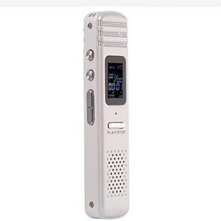 8G World Smallest  Digital Voice Recorder(White)