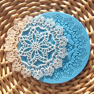 Snowflake Silicone Baking Mold, Mold size 5x5 inch, Finished Lace Size 4x4 inch