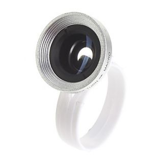 Universal Detachable 0.65X Wide Angle Macro Lens with Pouch and Clip