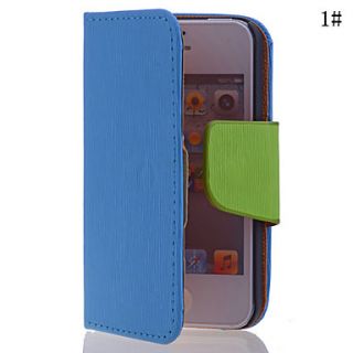 Purity PU Leather Full Body Case for iPhone 4/4S(Assorted Colors)
