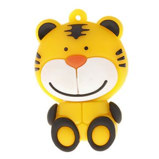 4G Cute Cartoon Tiger Shaped USB Flash Drive
