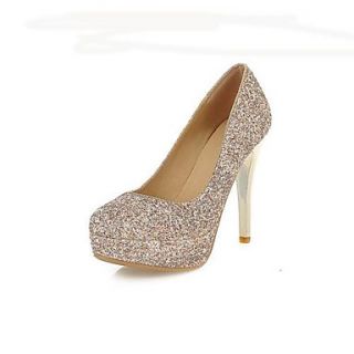Sparkling Glitter Womens Stiletto Heel Pumps Platform Heels Shoes(More Colors)
