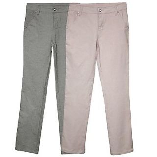 Womens Pink and Garay Cotton Pant