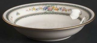 Noritake Amenity Fruit/Dessert (Sauce) Bowl, Fine China Dinnerware   Green Borde