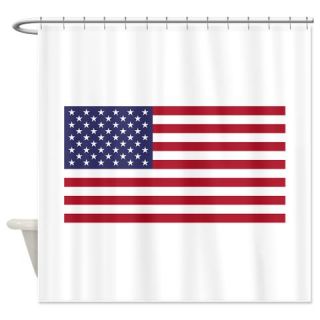  Flag of the United States of America Shower Curtai  Use code FREECART at Checkout