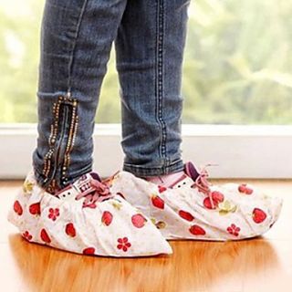 Thick Colorful Printing Ventilate Nonwovens Shoe Cover(Random Color)