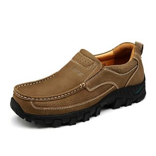 Leather Mens Low Heel Comfort Loafers Shoes(More Colors)