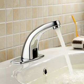Solid Brass Bathroom Sink Faucet with Automatic Sensor(Cold)