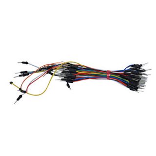 60pcs 12/15/20/24cm Male to Male Solderless Flexible DuPont Breadboard Jumper Wire Cable Kit