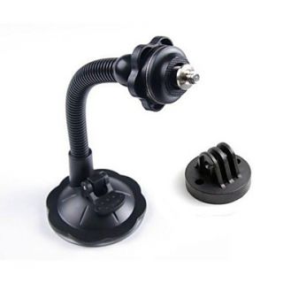 Universal 360 Degree Rotational Car Mount Holder with Suction Cup and GoPro Adapter for GoPro Camera