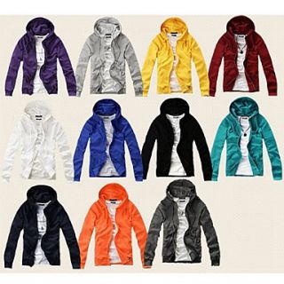 Mens Solid Hoodie