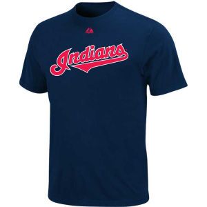 Cleveland Indians Majestic MLB Official Wordmark T Shirt