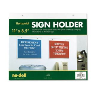 Nu dell Acrylic Sign Holder