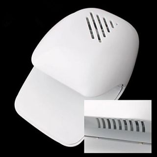 Electric Wind Automatic Pressure Activates Nail Dryer White Tip Fan(Powered by 2 AA Battery)