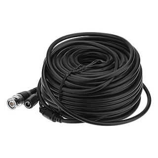 65 Feet 20M BNC female DC male Security Camera Extension Cable