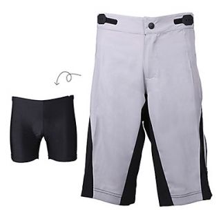 MOON Mens Two piece Spring Summer Breathable Cycling Shorts