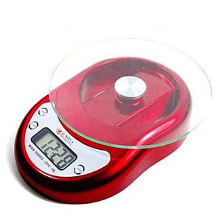 Electronic Food Diet Postal Scale 5kg /1g Digital Kitchen Scale with Clock