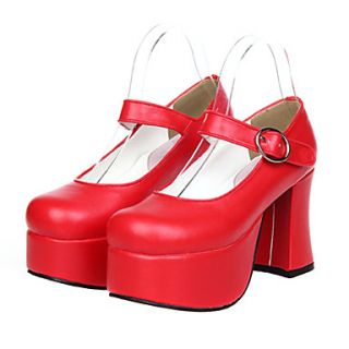 Princess Style Platform Sweet Lolita PU 9.5cm High heeled Shoes