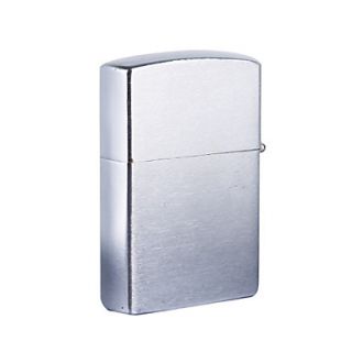 Metallic Oil Lighter with Matted white Color Design