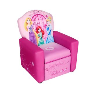 Delta Childrens Products Disney Princess Upholstered Recliner Chair, Ps Royal