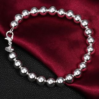 High Quality Classic Silver Silver Plated Strand Bracelets
