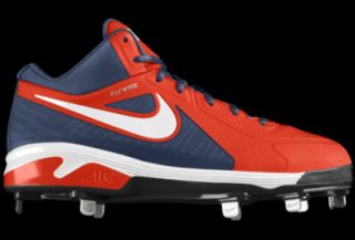 Nike Air MVP Elite 3/4 Metal iD Custom Mens Baseball Cleats   Orange