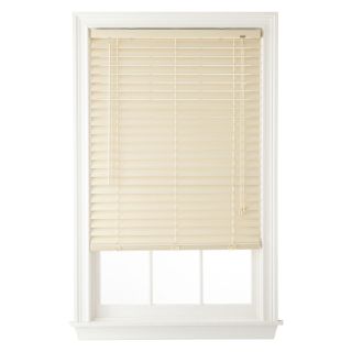 JCP Home Collection  Home 2 Embossed Faux Wood Horizontal Blinds, Cream