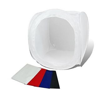 Photo Studio Soft Box Shooting Tent Softbox Cube Box,40 x 40CM / Photo Light Tent Portable Bag 4 Backdrops
