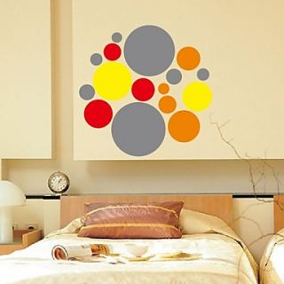 Shapes Fashion Color Wave Wall Stickers