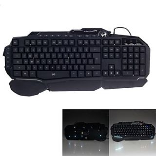 BATKNIGHT T20 USB Wired 118 Key Waterproof Colorful Backlight Gaming Keyboard