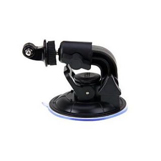 Size Suction Cup Mount (9cm)For GoPro Hero 1,2,3 with 1/4 Inch Tripod Mount Adapter