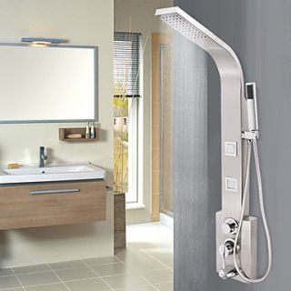 47.2 inch Contemporary Chrome Stainless Steel Shower Faucet