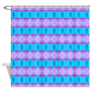  Blue Purple Diamonds Shower Curtain  Use code FREECART at Checkout