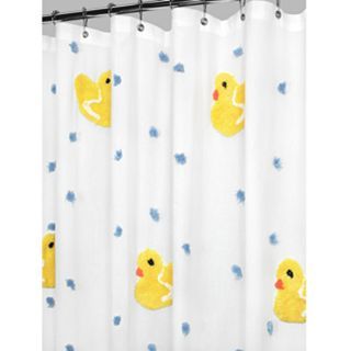 Park B Smith Park B. Smith Ducky Ducky Fabric Shower Curtain, Blue