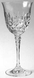 Towle King Richard Water Goblet   Cut Vertical & Criss Cross Design