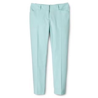 Mossimo Womens Modern Fit Ankle Pant   Sea Foam Green 14