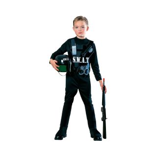 S.W.A.T. Team Child Costume, Black, Boys